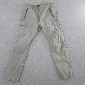 G Fried Denim Cargo Joggers Pants Men's‎ Size Medium Beige Work wear Nylon